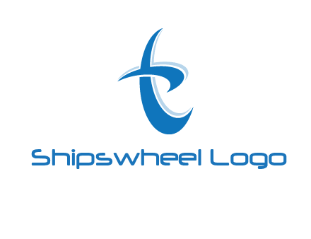 Letter T swoosh logo