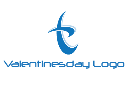 Letter T swoosh logo