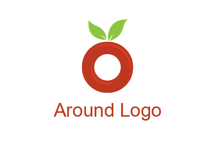 letter O cherry logo