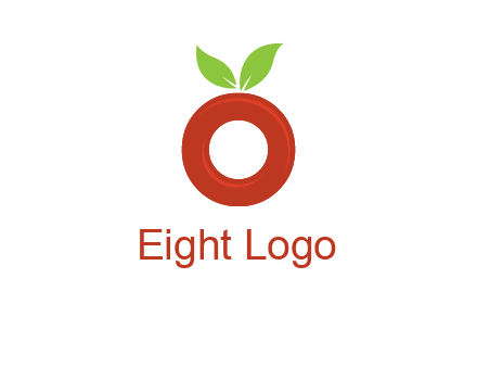 letter O cherry logo