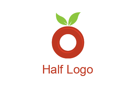 letter O cherry logo