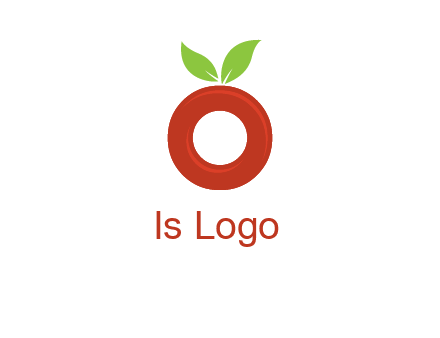 letter O cherry logo