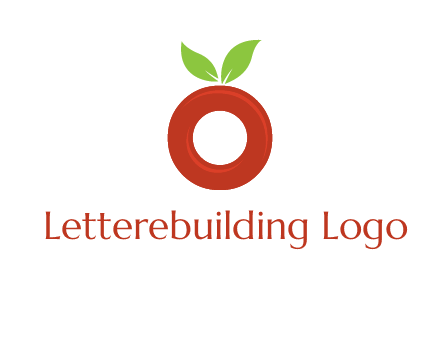 letter O cherry logo