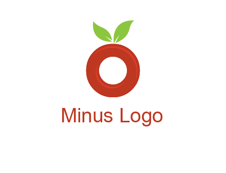 letter O cherry logo