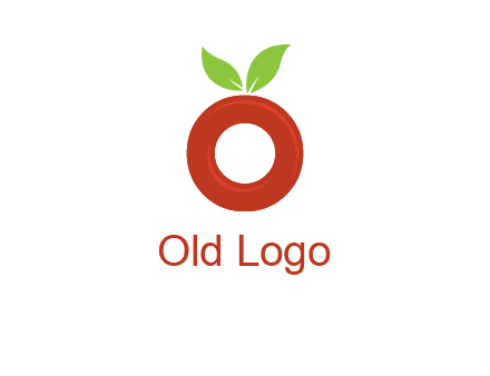 letter O cherry logo