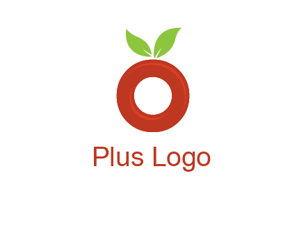 letter O cherry logo