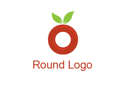 letter O cherry logo