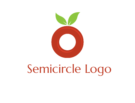 letter O cherry logo