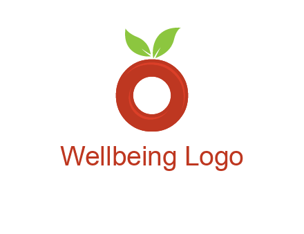 letter O cherry logo