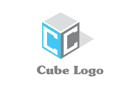Letter CC on box logo