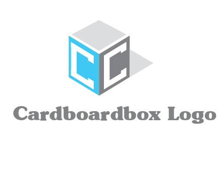 Letter CC on box logo