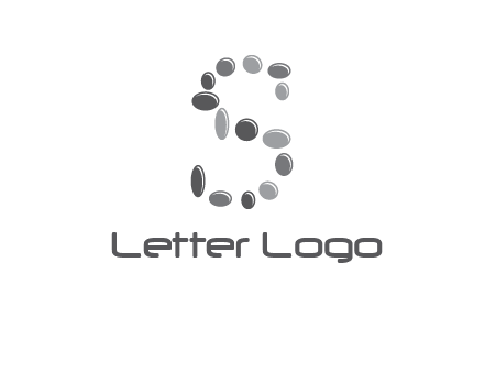 spa stones in letter S logo