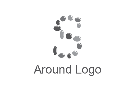 spa stones in letter S logo