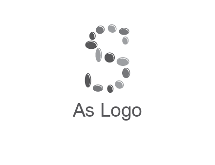 spa stones in letter S logo