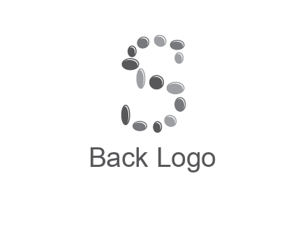 spa stones in letter S logo