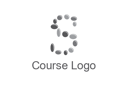 spa stones in letter S logo