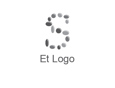spa stones in letter S logo
