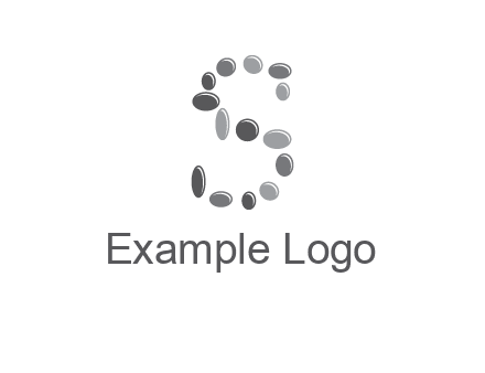 spa stones in letter S logo