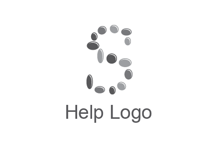 spa stones in letter S logo