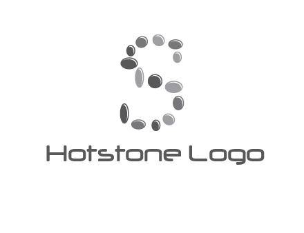 spa stones in letter S logo