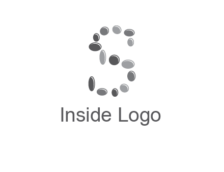 spa stones in letter S logo