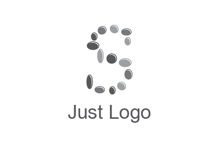 spa stones in letter S logo