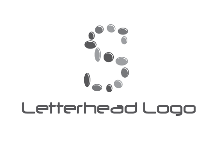 spa stones in letter S logo