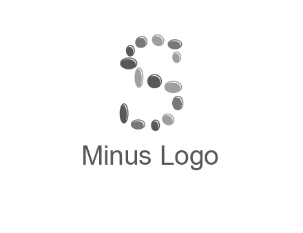 spa stones in letter S logo
