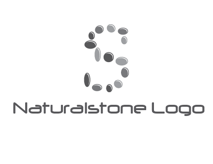 spa stones in letter S logo