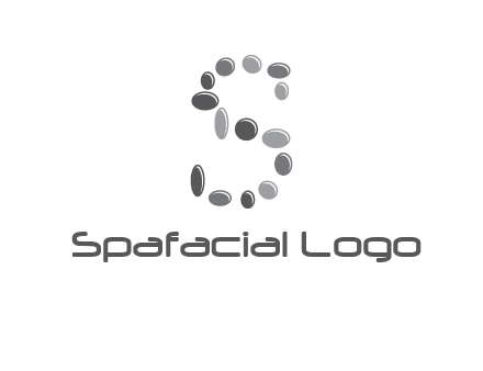 spa stones in letter S logo