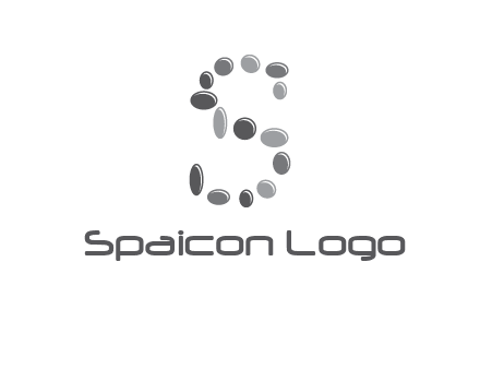 spa stones in letter S logo