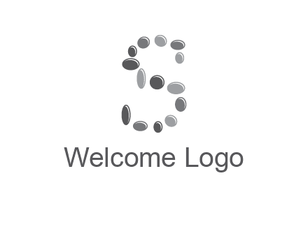 spa stones in letter S logo