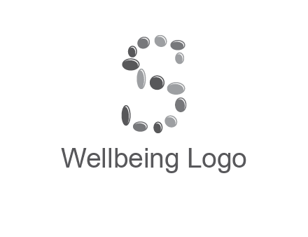 spa stones in letter S logo