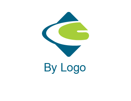 letter G in rhombus logo