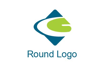 letter G in rhombus logo