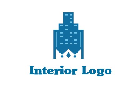 crown in building logo