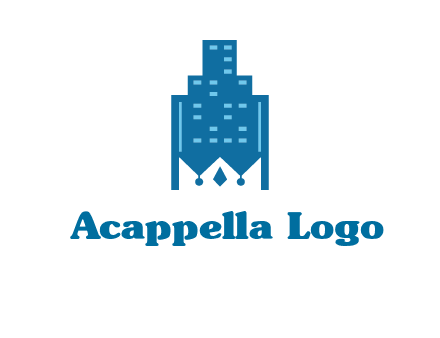 crown in building logo