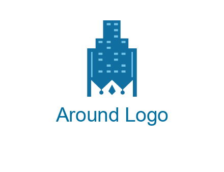 crown in building logo
