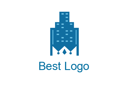 crown in building logo