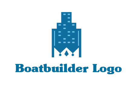 crown in building logo