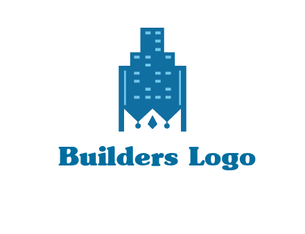 crown in building logo