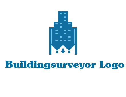 crown in building logo