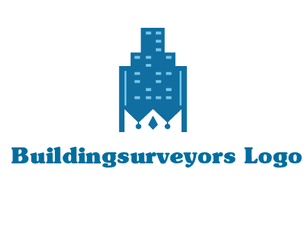 crown in building logo