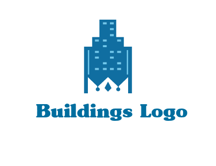 crown in building logo