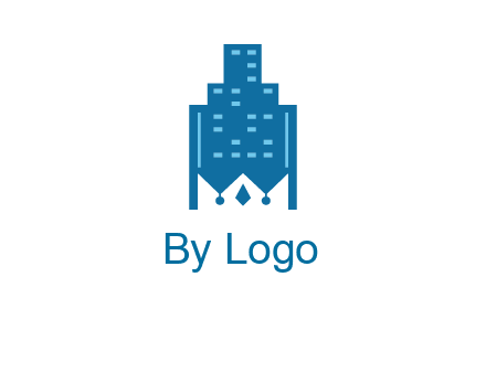 crown in building logo