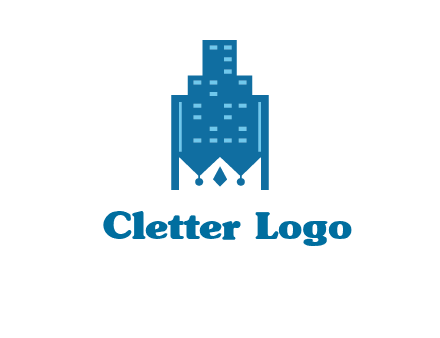 crown in building logo