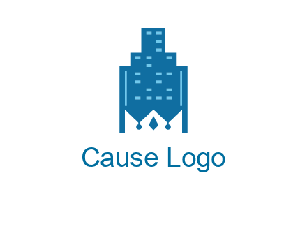 crown in building logo