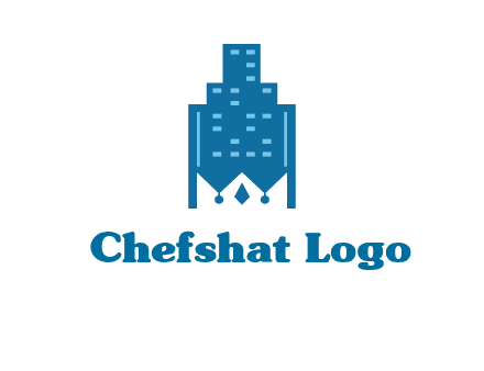 crown in building logo