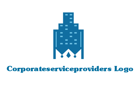 crown in building logo
