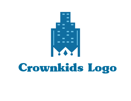 crown in building logo